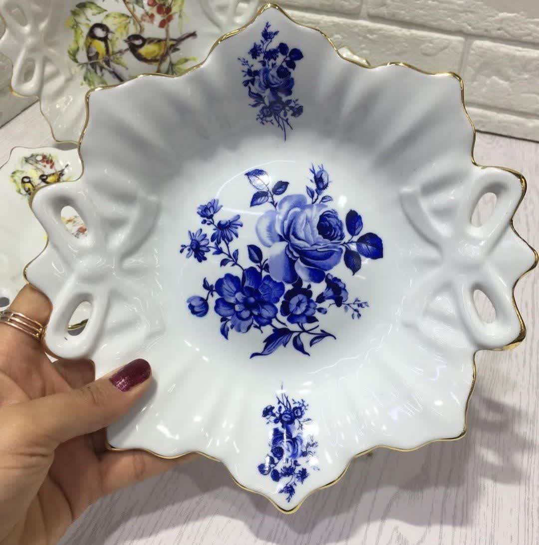 شکلات خوری پاپیونی رز کبالتی